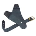 thumbnail image 3 of S SERENABLE Cow Leather Finger Tab Protector Gloves Arm Hand Protection Black, 3 of 9