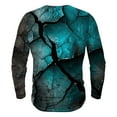 thumbnail image 3 of Raeneomay Long Sleeve Shirts for Men Printing Button Casual Long Sleeve Round-Neck Blouses Shirts, 3 of 4