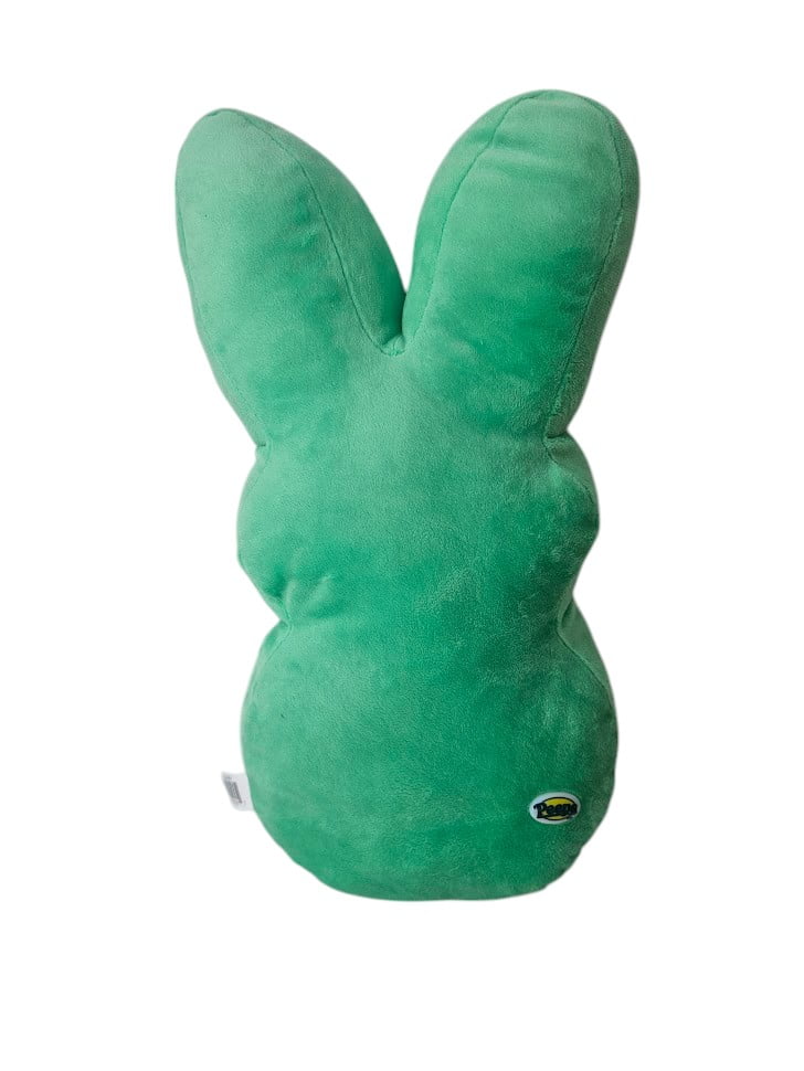 15In Peeps Emo Green Bunny Plush for Adult and Child, Easter