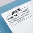 thumbnail image 1 of Personalized Custom Wedding Stamp Self Inking Return Address Rubber Stamp Proposal Gift Idea, 1 of 1