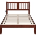 thumbnail image 3 of Bowery Hill Traditional Wood Full Spindle Bed with USB Turbo Charger in Walnut, 3 of 5