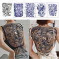 thumbnail image 2 of Temporary Tattoo Sticker - Customizable Design, Water-Resistant, Up to 15 Days Wear, 34x48CM, Safe Plant Ingredients, 2 of 7