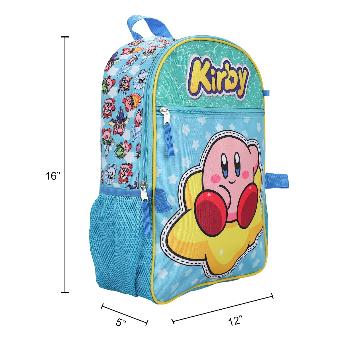 5 PC Nintendo Kirby Backpack Lunch Box Bag Tote Lunchbox Case Video Game  NWT