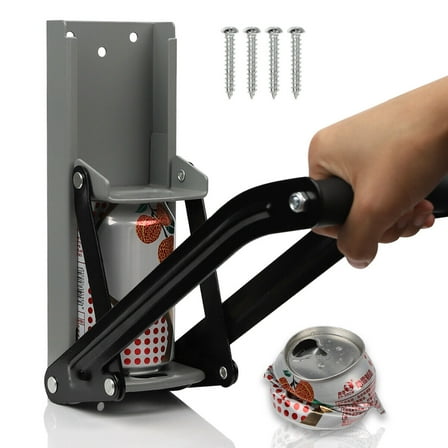 ASKITO Can Crusher Wall Mounted Aluminum Can Crusher 16oz 12oz 8oz Heavy Duty Can Crushers