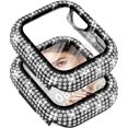 thumbnail image 1 of Yanonmyfd Funda para reloj brillante con protector de visualización HD para mujer compatible con Apple Watch de 49 mm de diámetro, protector de cara para iWatch Series Ultra 3/2/1, color dorado, 1 of 28