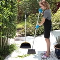thumbnail image 4 of Eyliden Broom and Dustpan Combo Set for Home Hardwood Floor with Long Handle to 50", Dark Grey, 4 of 9