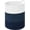 Dark Blue, variant on Laundry Hamper for Organizing, 52L Large Laundry Baskets, Cotton Rope Woven Blanket Basket, Collapsible Laundry Hamper for Living Room, Nursery, 15"×18", Jute