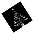 thumbnail image 1 of maskred 1/2/3/5 Christmas New Year Letters Wall Sticker Decal Removable Room Wall Decoration white 2PCS, 1 of 6