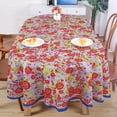 thumbnail image 4 of Modern Oval Tablecloth for Oval Table Waterproof Table Cloths for Dining Room Indoor Outdoor Home Decorative Table Cloth-60x84in, 4 of 6