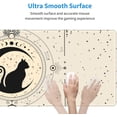 thumbnail image 6 of Black Cat Boho Gaming Mouse Pad Large Mousepad Office XL Extended Desk Mat Non-Slip Rubber Base for Office Home 31.5x11.8 Inch, 6 of 6