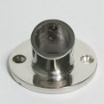 thumbnail image 3 of 2X Marine Stainless Steel 60 Degree 22mm 7/8 Inch Tube Round Base Hand Rail Railing Fitting Yachts Accessories, 3 of 5