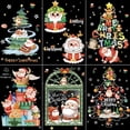 thumbnail image 2 of Pegatinas impermeables de Navidad para ventana, calcomanía de vidrio de dibujos animados de árbol de Navidad de Papá Noel, decoraciones navideñas de Feliz Navidad y Año Nuevo, 2024, 2 of 3
