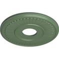 thumbnail image 3 of Ekena Millwork 15 3/4"OD x 3 7/8"ID x 3/4"P Berkshire Ceiling Medallion (Fits Canopies up to 7"), Hand-Painted Athenian Green, 3 of 6