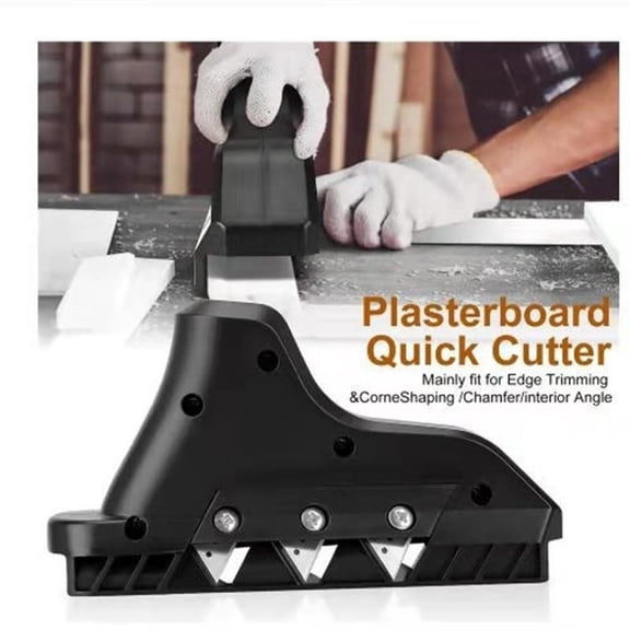 Triple-Blade Edge Planer, Black