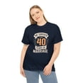 thumbnail image 4 of We Survived 40 Years Of Marriage Shirt, Anniversary Gift Tee - ID: 2689, 4 of 12