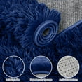 thumbnail image 4 of 4x6 Area Rugs for Living Room Rug: Soft Fluffy Shag Blue Rugs for Bedroom, Non-Slip Large Fuzzy Plush Rug Indoor Floor Carpet for Nursery Kids Boys Girls Room, Dorms, Playroom, Modern Home Decor, 4 of 18