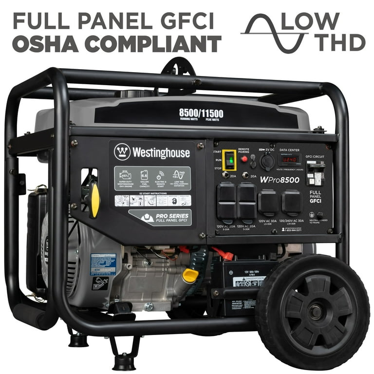 Westinghouse portable clearance generator