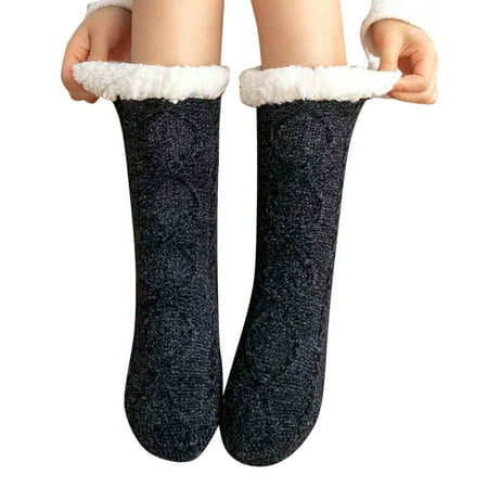 

Socks for Women Size 6-9 Men Socks Size 10-13 Women Slipper Fuzzy Socks Fluffy Cozy Cabin Warm Winter Soft Thick Comfy Non Slip Home Socks Ms Socks