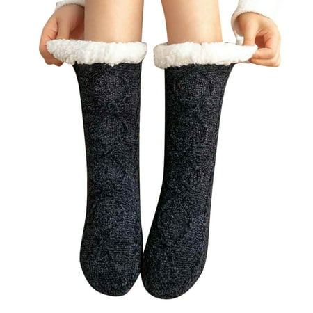 

Socks for Women Size 6-9 Men Socks Size 10-13 Women Slipper Fuzzy Socks Fluffy Cozy Cabin Warm Winter Soft Thick Comfy Non Slip Home Socks Ms Socks