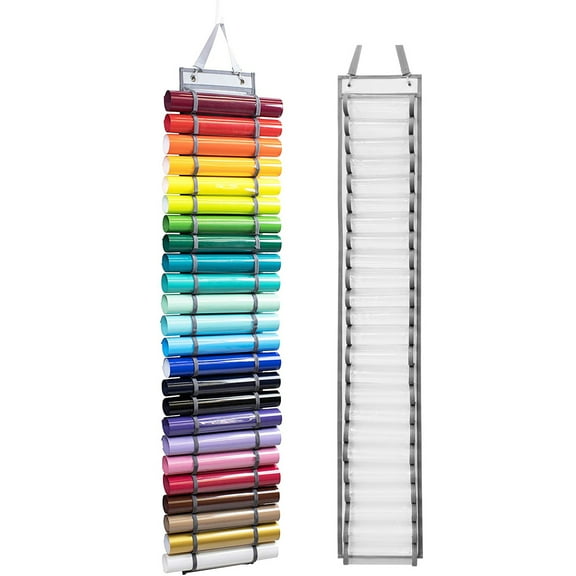 Vinyl Storage Organizer Vinyl Roll Holder Wall Mount Craft Vinyl Storage Rack
