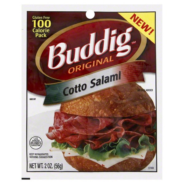 Buddig Original Cotto Salami, 2 Oz.