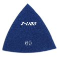 thumbnail image 2 of 80 mm, 93 mm Almohadillas de pulido de diamante húmedo/seco triangulares Granito Mármol 80mm 60 Cola Almohadillas de pulido de diamante, 2 of 5