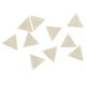 thumbnail image 4 of 10pcs Ahueca Hacia Fuera El Triángulo Cuelga El Pendiente Gota Acetato Acetato Acrílico Hallazgos De Bricolaje Blanco Salvador Colgante triangular, 4 of 10