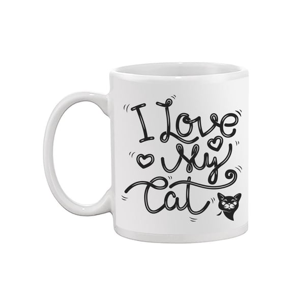 I Love My Cat Mug - Image by Shutterstock