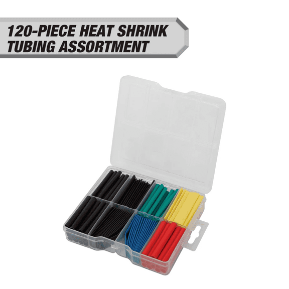 Hyper Tough 120-Piece Assortment Heat Shrink Tubing Wire Connectors