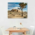 thumbnail image 2 of gouleft  Joshua Tree with Shadow Canvas Wall Art Print, Home Decor, United States Artwork 20x16in, 2 of 6