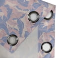 thumbnail image 4 of Ambesonne Tropical Grommet Curtain, Palm Leaves Soft Tones, 50" x 120", Pale Pink Blue Cream, 4 of 6