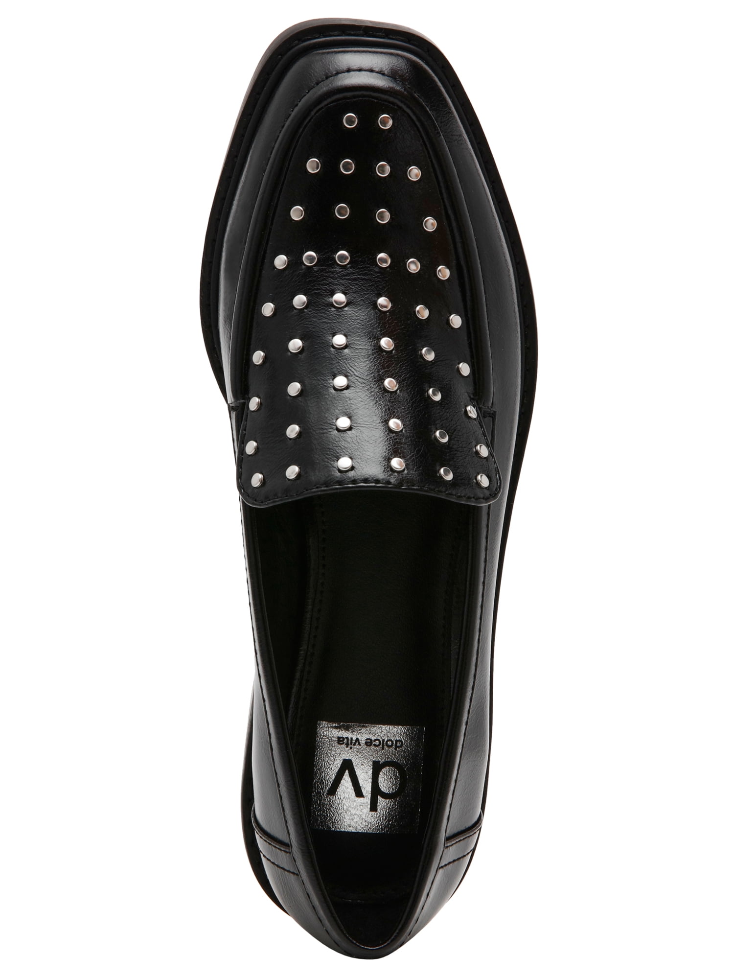 DV Dolce Vita Women's Fran-S Studded Slip On Loafer