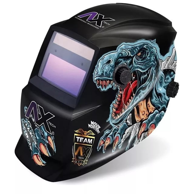 Axt-cerex Careta Electrónica Sombra Variable 2 Sensores Color Negro