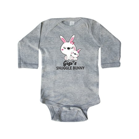 

Inktastic Gigis Snuggle Bunny Easter Gift Baby Girl Long Sleeve Bodysuit
