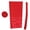 Red, variant on Bridal Gown Corset Back Kits Zipper Replacement with Satined Tie Shield Cloth