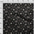 thumbnail image 3 of oneOone Polyester Spandex Black Fabric Floral Sewing Material Print Fabric By The Yard 56 Inch Wide, 3 of 4