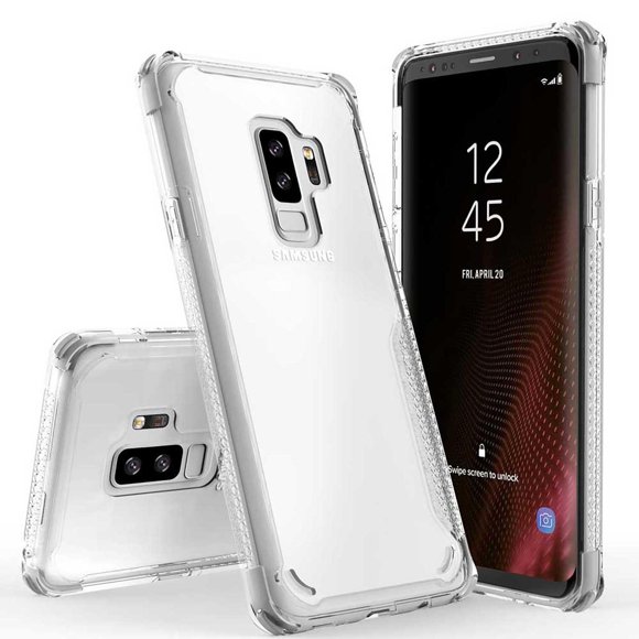 Funda ZIZO Surge para Samsung S9 PLUS TPU Transparente Blanco