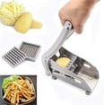 thumbnail image 3 of Máquina cortadora de patatas manual de acero inoxidable con cuchillas de 36 y 64 orificios, 3 of 5