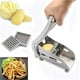thumbnail image 3 of Máquina cortadora de patatas manual de acero inoxidable con cuchillas de 36 y 64 orificios, 3 of 5