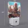 thumbnail image 2 of Balery fairy-tale-world-with-delicious-candy Pattern LED Night Light with Automatic Sensor Plug in Night Light with Dusk-to-Dawn Light Sensor LED Nightlight 0.5W-EU, 2 of 7