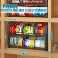 thumbnail image 3 of Organizador de latas JKSmart de 2 niveles, apilable para 62 latas, 3 of 9