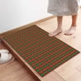 thumbnail image 5 of Door Mat for Bedroom Decor, Red and Green Scottish Plaid Floor Mats, Holiday Rugs for Living Room, Absorbent Non-Slip Bathroom Rugs Home Decor Kitchen Mat Area Rug 18x30 Inch, 5 of 6