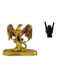 thumbnail image 1 of Escultura,Estatua de resina,figura decorativa para el hogar.,Estatua del gesto de la roca,Estatuas y figuras de dedos con gestos de música rock,Esculturas de resina con estantes modernos y, 1 of 7
