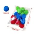 thumbnail image 3 of Rewenti 15 Pcs Balles d'Eau Réutilisables Balles d'Eau avec Sac Balles de Plage Douces Jouets d'Eau pour Piscine Enfants Adultes Bataille d'Eau Extérieure, 3 of 8