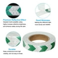 thumbnail image 5 of Uxcell Reflective Tape, 1"x66 Ft Waterproof Warning Safety Tape Reflector for Trucks, Green White, 5 of 6