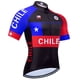 thumbnail image 4 of Maillot de ciclismo de Chile para hombre, ropa deportiva de verano para carreras de bicicletas, camiseta transpirable de secado rápido, maillot de ciclista, ropa ajustada, 4 of 4