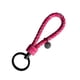 thumbnail image 2 of Llavero de Cuerda Tejida Inteprter Cuero Resistente al Desgaste Artesanía Rosa Roja 3.3*9 cm, 2 of 6