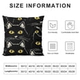 thumbnail image 6 of Awypu Funny Cat Faces Pillow Covers, Cat Pillows for Cat Lovers, Cat Gifts for Cat Lovers Women, Cat Mom Gifts, Crazy Cat Lady Gifts, Cat Throw Pillows Covers Cases, Cat Decor for Home,2 Pcs, 6 of 6