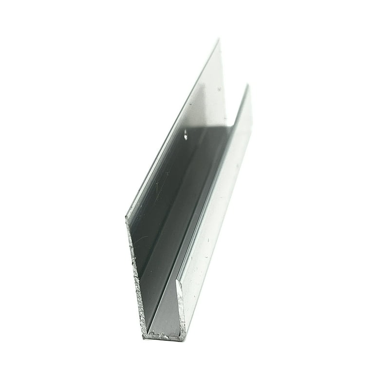 CRL Polished 1/4 Standard Aluminum J-Channel