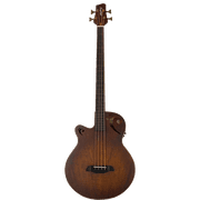 Sawtooth Left-Handed Rudy Sarzo Signature Fretless Acoustic-Electric Bass Guitar